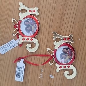 Hallmark unboxed "Joy" photo ornaments